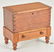 3 Miniature wooden items incl. sugar chest and - 3