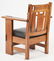3 Mission Oak Furniture Pcs., incl. Stickley and Brandt - 9