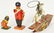 4 Tin Litho Toys plus 2 Pony Boy Guns, Roy Rogers - 7