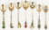 31 Souvenir Spoons inc CA, TN, AK & Enameled - 4