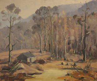 12: Tennessee landscape oil painting by Louis E. Jones 