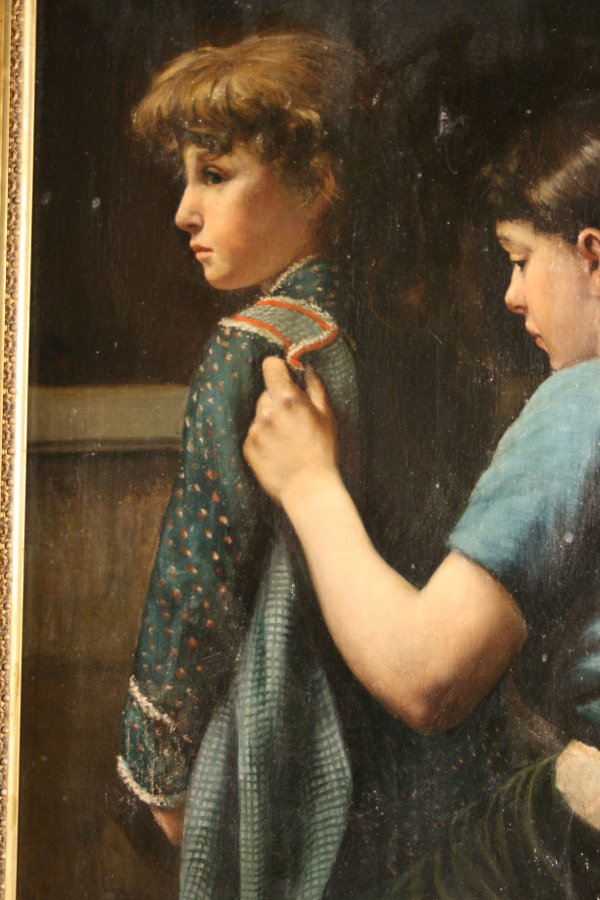 Oil painting signed Giles, Scottish - 3