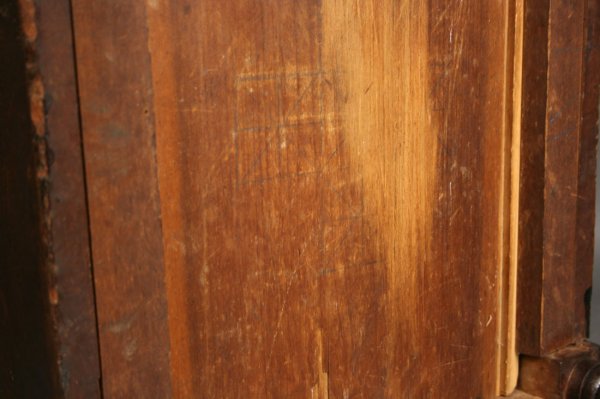 Kentucky two drawer table, Bullitt Co., old surface - 5