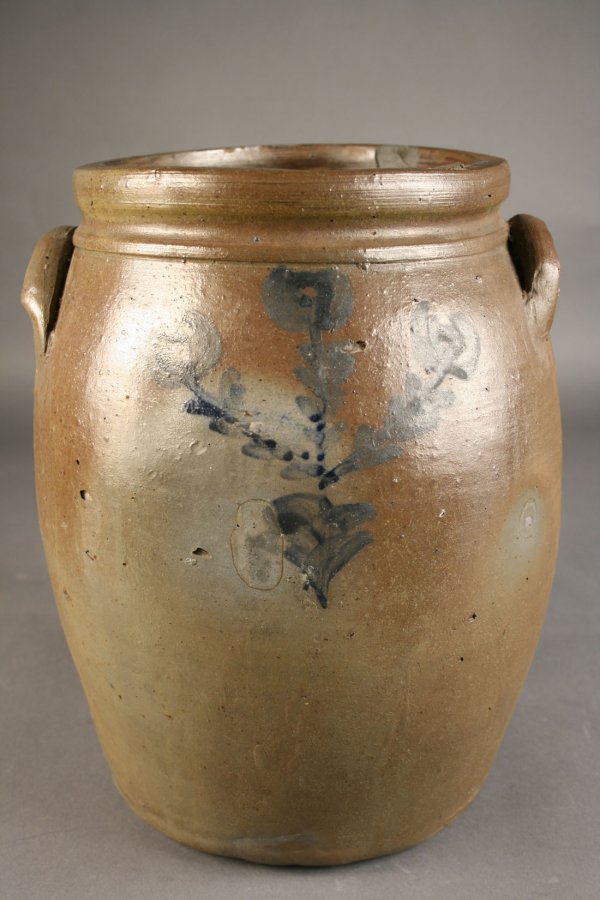 Virgina cobalt decorated jar, J. M. Barlow - 3