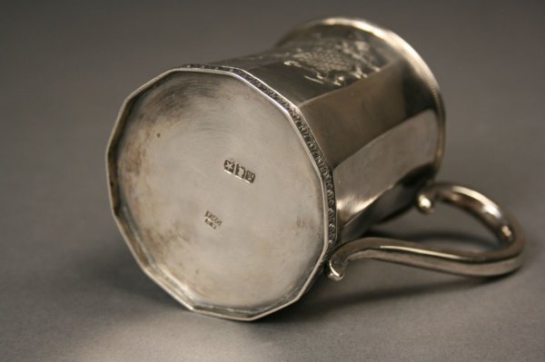 New York coin silver cup, Cooper - 3
