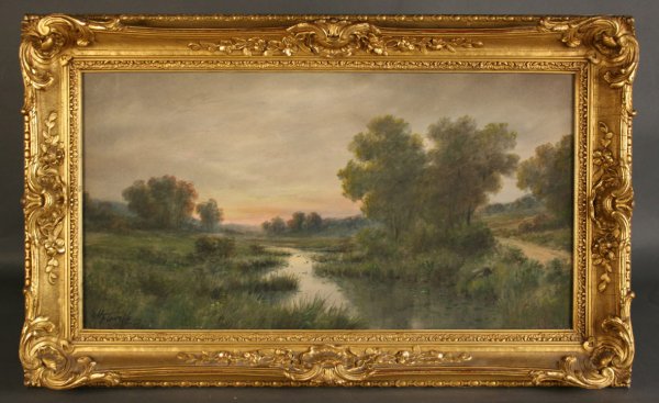 G. H. Flavelle watercolor landscape painting