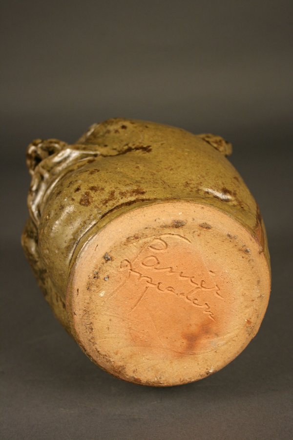 Lanier Meaders folk pottery face jug - 4