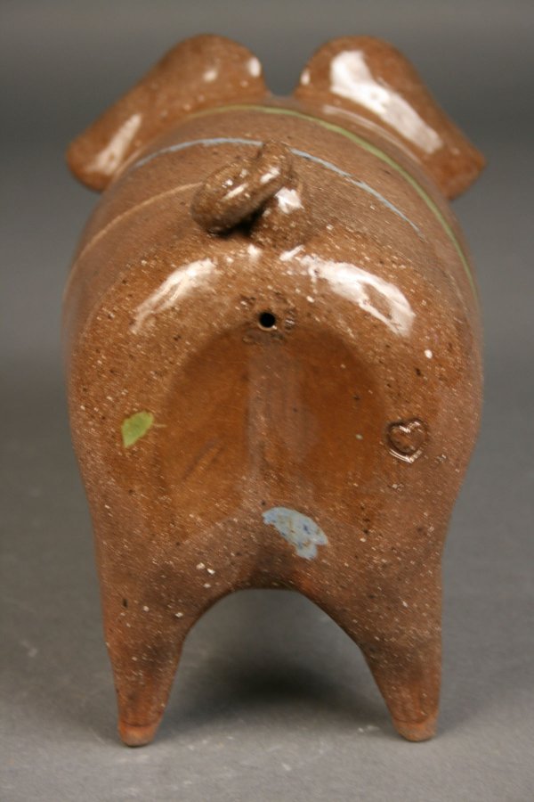 Joe Reinhardt folk pottery pig - 6