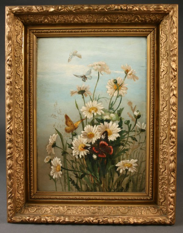 Two (2) floral still life paintings - 2