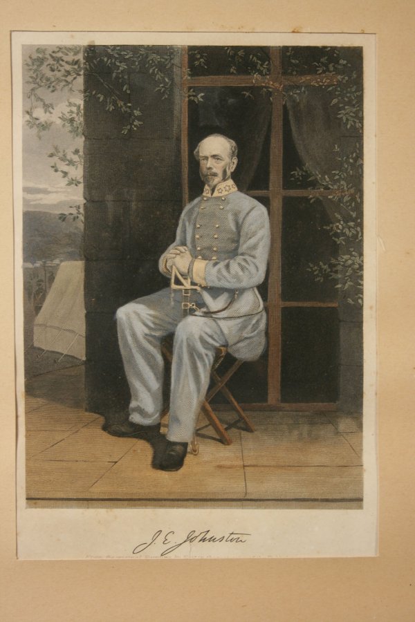 Four (4) Civil War Southern leader engravings - 3