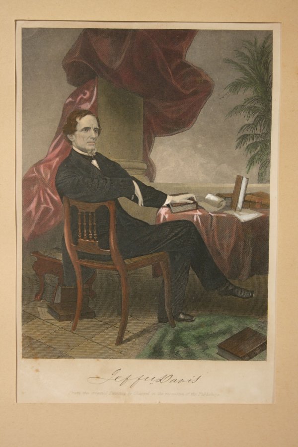 Four (4) Civil War Southern leader engravings - 5