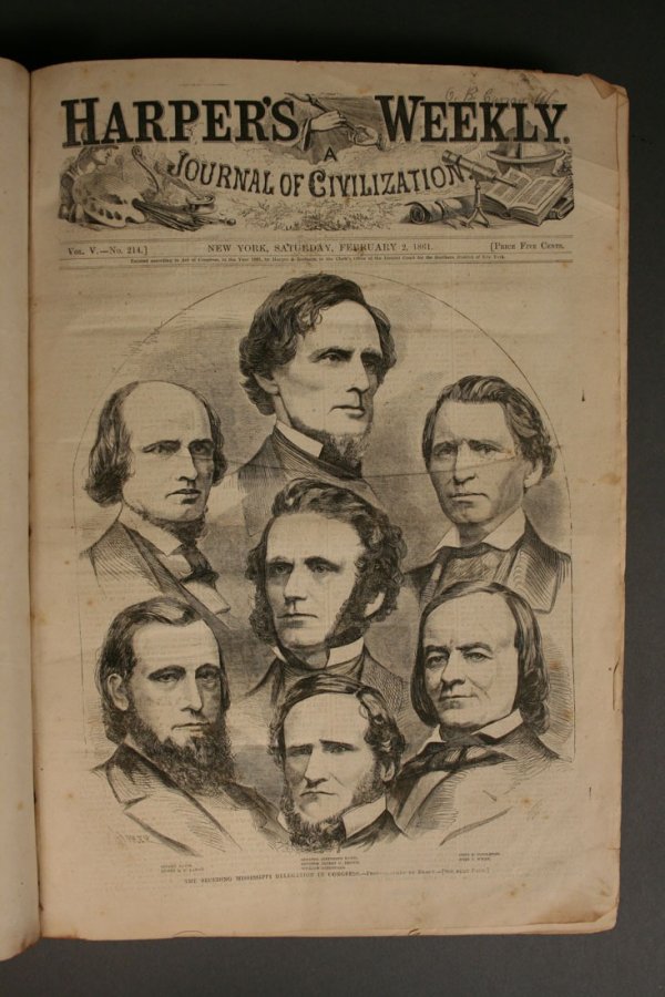 1861 Harpers Weekly volume