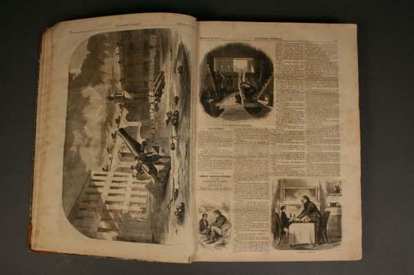 1861 Harpers Weekly volume - 2