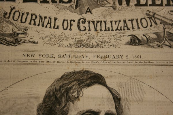 1861 Harpers Weekly volume - 5
