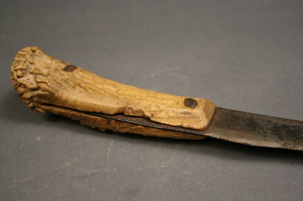 Civil war era knife with cabinet card photo - 5