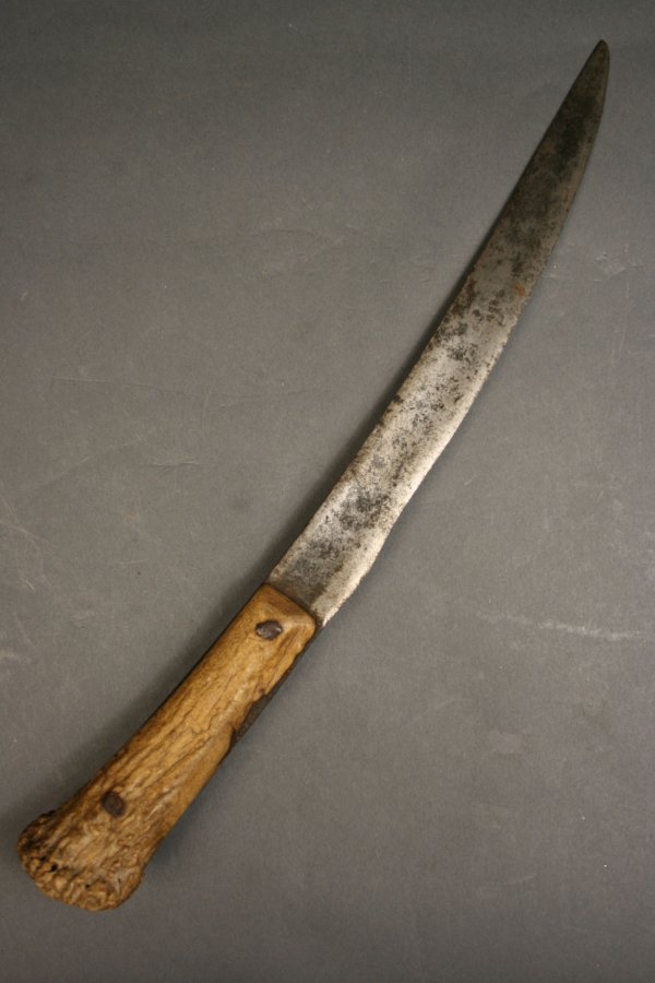 Civil war era knife with cabinet card photo - 6