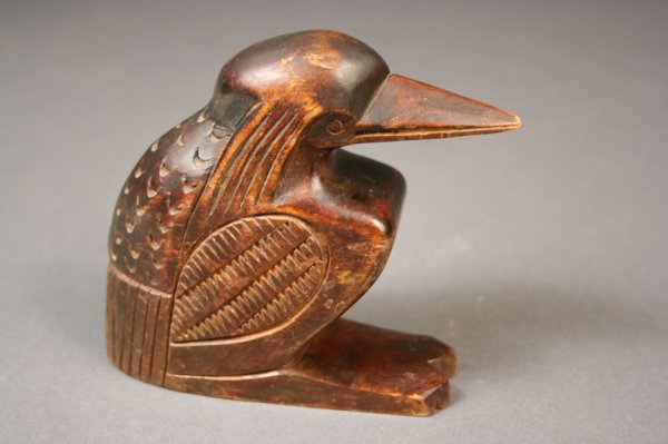 Haida wooden carving of bird - 2