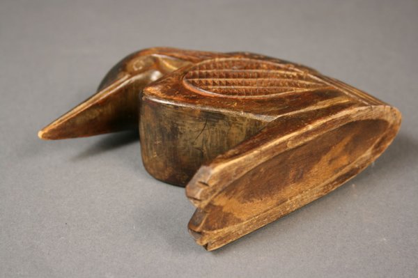 Haida wooden carving of bird - 3