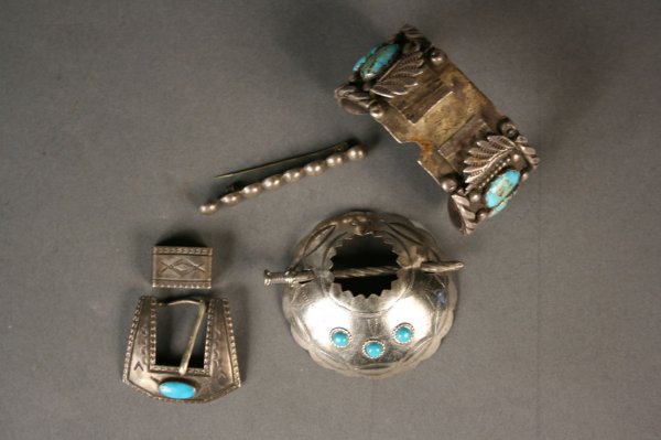 Southwest American Indian jewelry grouping - 2
