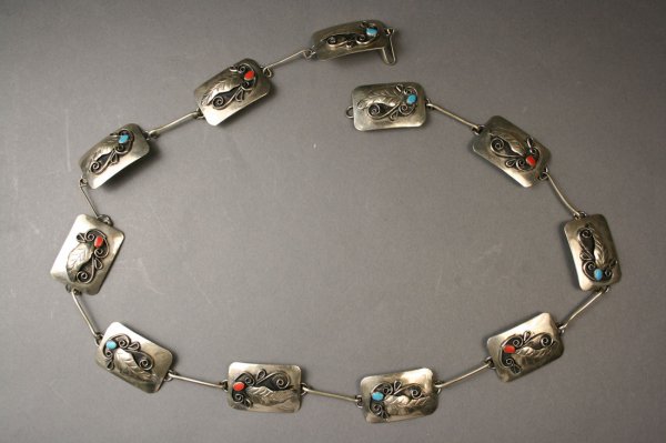 Southwest American Indian Silver belt