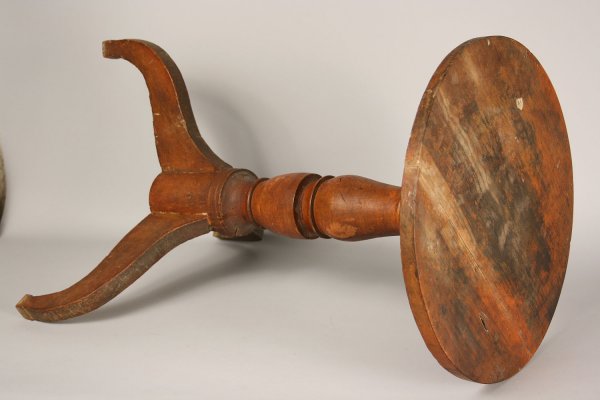 Painted East Tennessee candlestand - 8
