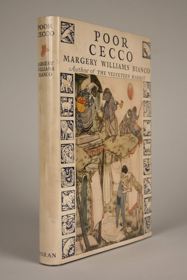 Poor Cecco by Margery Williams Bianco, illustrated: Poor Cecco by Margery Williams Bianco, illustrated by Arthur Rackham. Published by George H. Doran Company, NY. First edition - 1925. Blue cloth hardcover with dust jacket. 7 colored plates and other