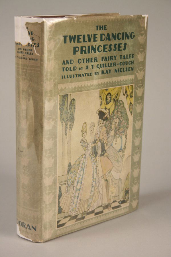 Twelve Dancing Princesses, illustrated Kay Nielson: The Twelve Dancing Princesses and other Fairy Tales, retold by Sir Arthur Quiller-Couch, illustrated by Kay Nielson. Published by George H. Doran Company, NY. Purple cloth hardcover with pictorial gil