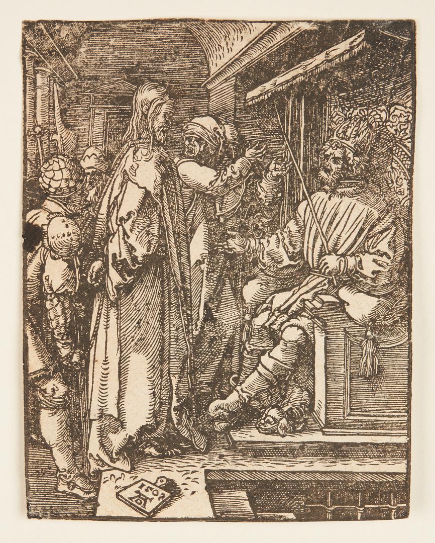Albrecht Durer Woodcut, Christ Before Herod (1 of 10)