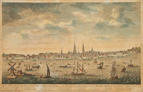 Bowles View of Philadelphia, Heap and Scull