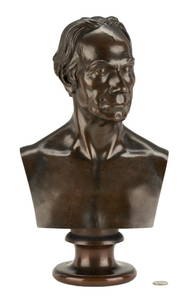 Henry K. Brown Bronze Bust of Henry Clay, 1852