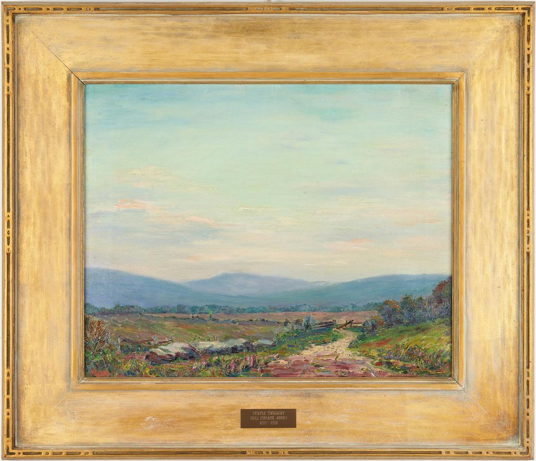 Exhibited Nell Choate Jones O/C Painting, Purple (1 of 11)