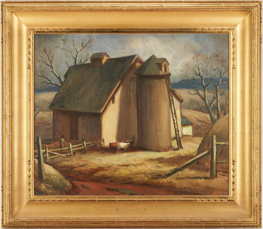 Eliot Clark O/C Painting, Virginia Barn (1 of 13)