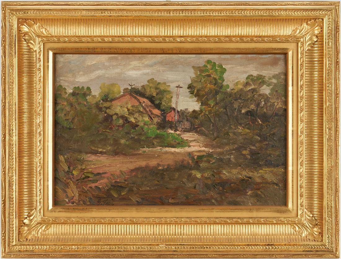 Gilbert Gaul O/C Landscape, Country Road (1 of 14)