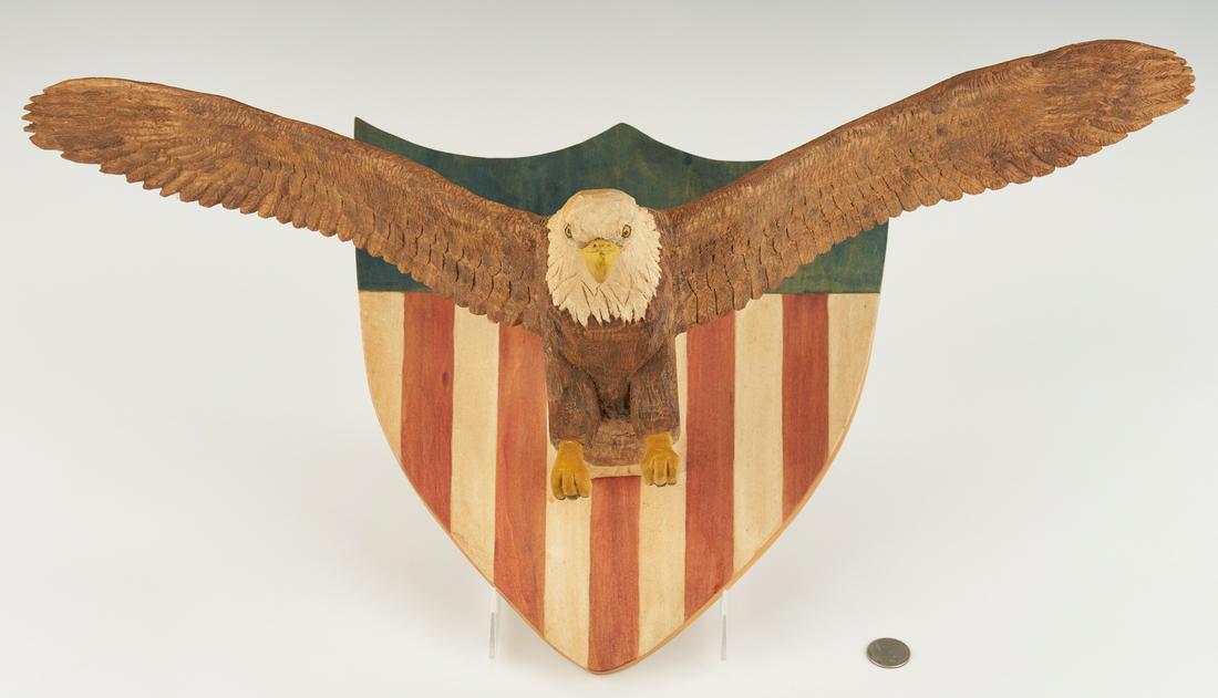 Roy Pace Folk Art Carved Eagle (1 of 9)