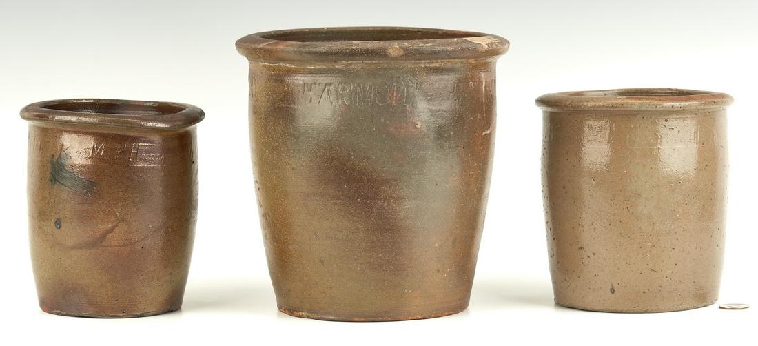 3 Greene County, TN Pottery Jars by Harmon (1 of 20)