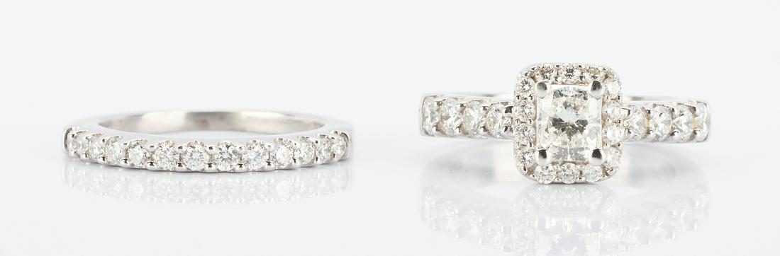 14K Gold & Diamond Bridal Ring Set (1 of 13)