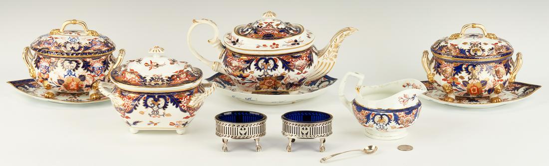2 Sterling Salt Cellars & 8 Royal Crown Derby Pcs. (1 of 20)