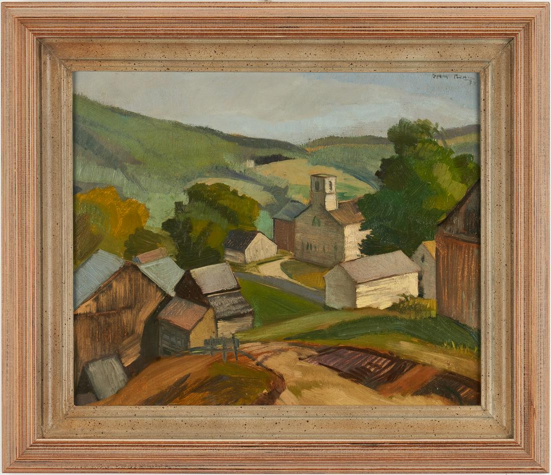 Sam Thal O/B Painting, Maine Landscape (1 of 11)