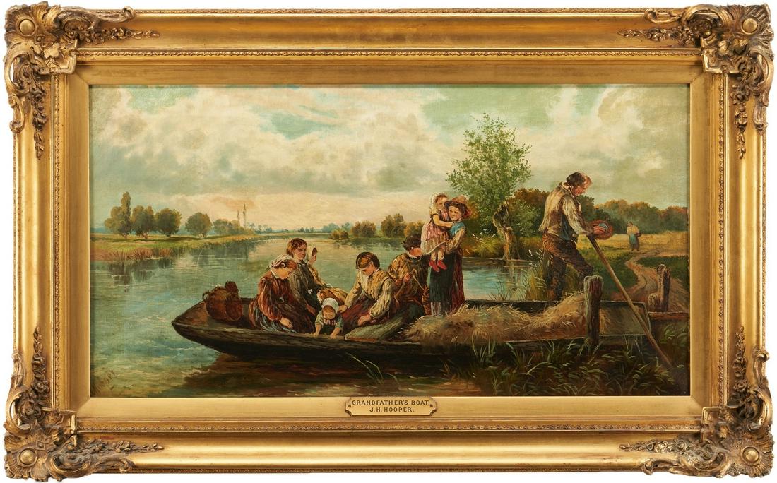 J. H. Hooper O/C Painting, Grandfather's Boat (1 of 11)