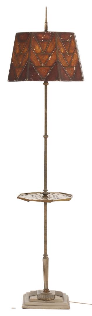 Art Deco Floor Lamp w/ Mica Shade (1 of 15)