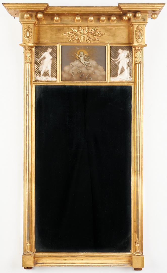 Sheraton Mirror with Pate sur Pate Panels (1 of 11)