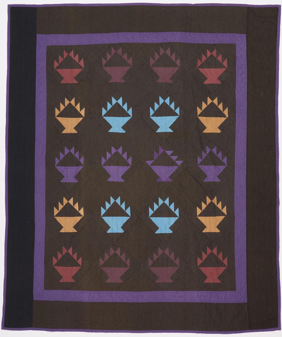 Amish Basket or "Hands" Quilt, multiple colors (1 of 13)