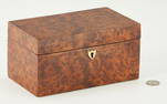 Birdseye Maple & Mahogany Tea Caddy