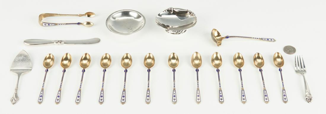 19 Danish Silver Items, incl. Jensen, Hertz (1 of 16)