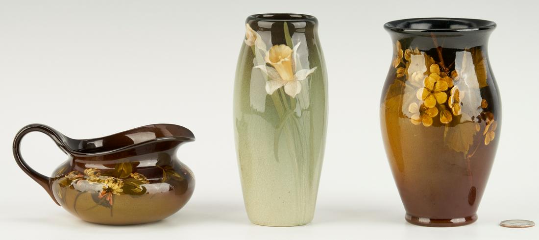 3 Pcs. Rookwood Art Pottery (1 of 11)