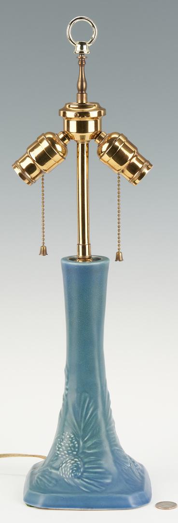 Rookwood Pottery Table Lamp, Pine Tree Branch (1 of 12)