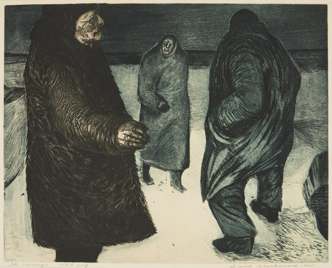 David Blackwood Signed Etching, The Messenger (1 of 13)