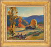 Norman Anderson O/C, Farmhouse in Autumn Landscape