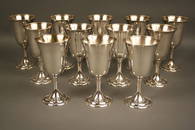 228: Twelve (12) Alvin Sterling Goblets