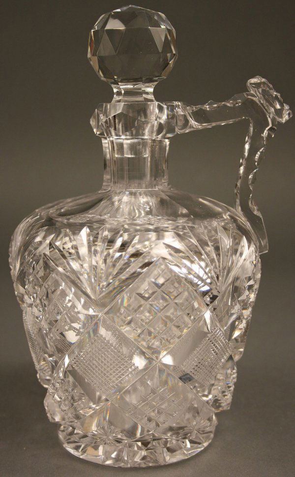 131 Brilliant cut glass whiskey decanter Jan 23, 2010 Case